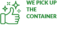 we pick up the 
container